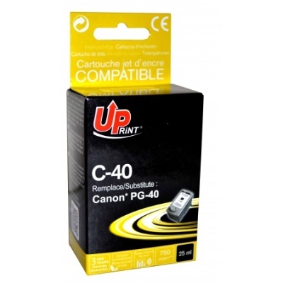 Embalagem tinta impressora UP Print C-40 compatível Canon PG-40 25 ml