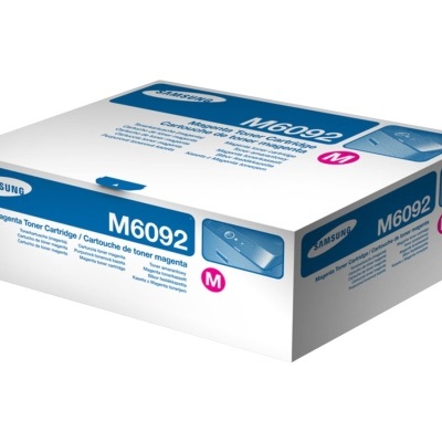 Caixa branca de cartucho de toner Samsung M6092 magenta