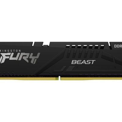 Módulo de memória RAM Kingston Fury Beast DDR5 preto