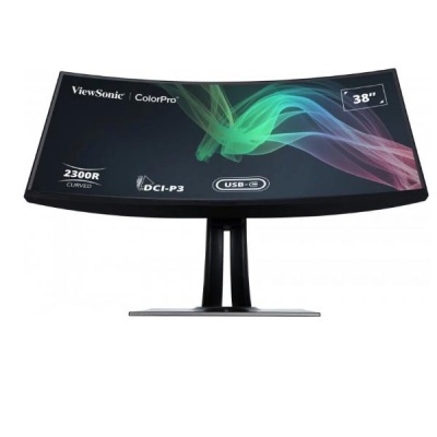 Monitor curvo ViewSonic ColorPro 38 polegadas com suporte