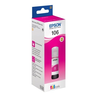 Embalagem de tinta Epson 106 magenta
