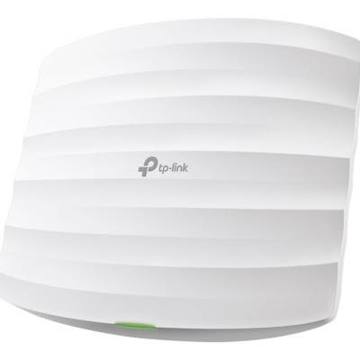 Roteador Wi-Fi TP-Link branco com design ondulado