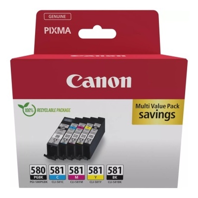 Pacote de tinteiros Canon PIXMA Multi Value Pack