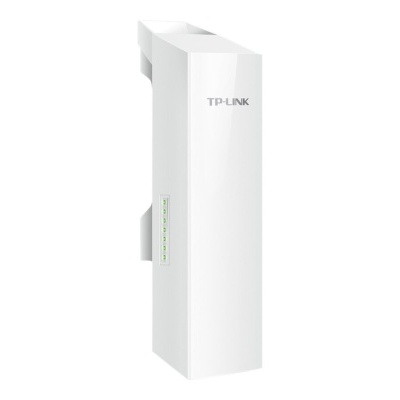 Extensor de rede Wi-Fi TP-LINK branco vertical com luzes verdes