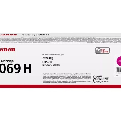 Embalagem de tinta Canon Cartridge 069 H para impressoras