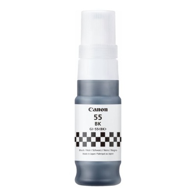 Frasco de tinta Canon 55 BK preto para impressora