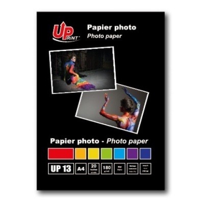 Embalagem de papel fotográfico Up Print A4 20 folhas 180 g/m2 mate com imagens coloridas