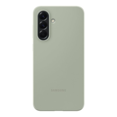Smartphone Samsung verde claro com três câmeras traseiras