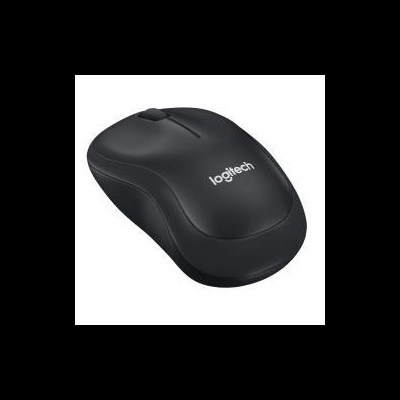 Rato de computador preto Logitech, vista superior