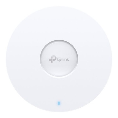 Dispositivo circular branco tp-link com luz azul