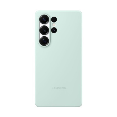Smartphone Samsung verde claro com câmaras traseiras