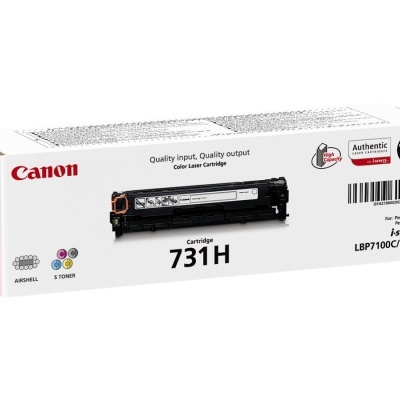Caixa branca de cartucho de toner Canon 731H