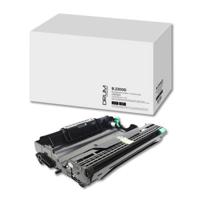 Cartucho de toner preto DRUM B.2300D com embalagem branca