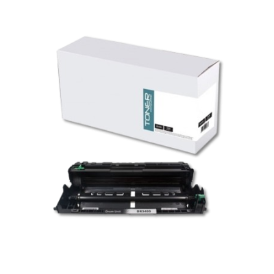 Toner para impressora com cartucho preto e caixa branca