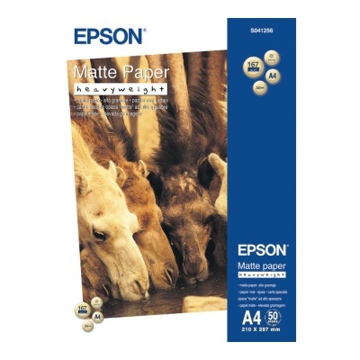 Embalagem de papel mate Epson A4 com desenho de cavalos