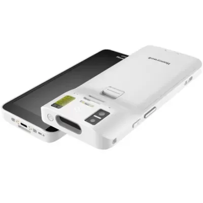 Dois dispositivos eletrónicos, um preto e um branco com texto 'XGIMI GLASSES 2.0'