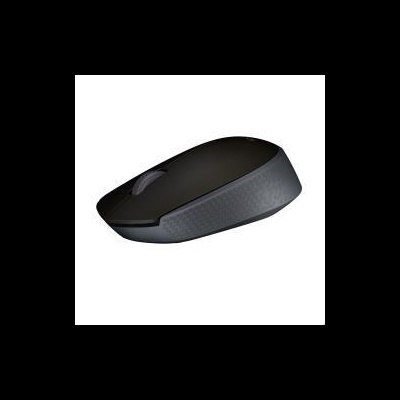 Rato de computador preto com textura nas laterais