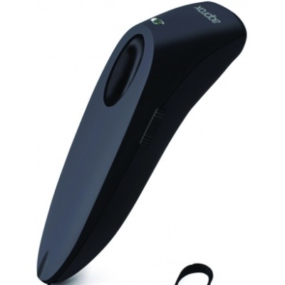 Aparador de cabelo preto com botão e luz verde