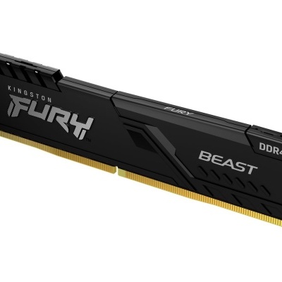 Módulo de memória RAM Kingston FURY Beast DDR4 preto