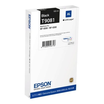 Cartucho de tinta preto Epson T9081 XL para impressora