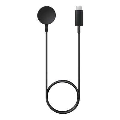 Cabo USB-C preto com extremidade redonda