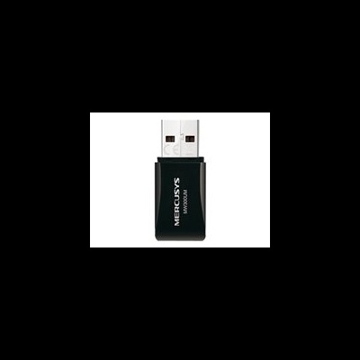 Pen USB preta com texto MERCUSYS USB ADAPTER