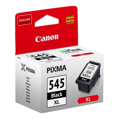 Caixa de tinta Canon PIXMA 545 Black XL com imagem do cartucho