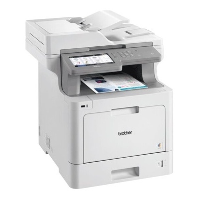 Impressora multifunções Brother branca com ecrã tátil a cores