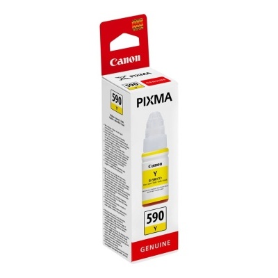 Embalagem de tinta para impressora Canon PIXMA 590 Y amarela