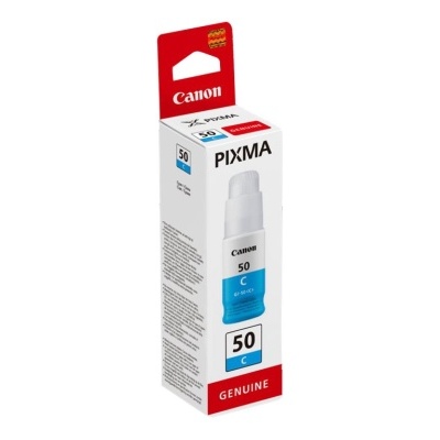 Embalagem de tinta Canon PIXMA 50 C azul genuína