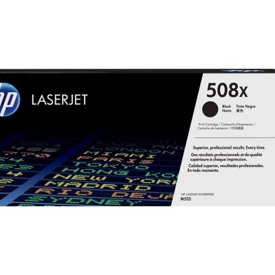 Caixa de toner HP LaserJet 508X preto