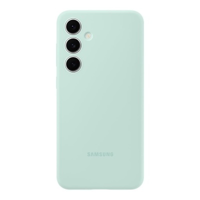 Smartphone Samsung verde água com três câmaras na traseira