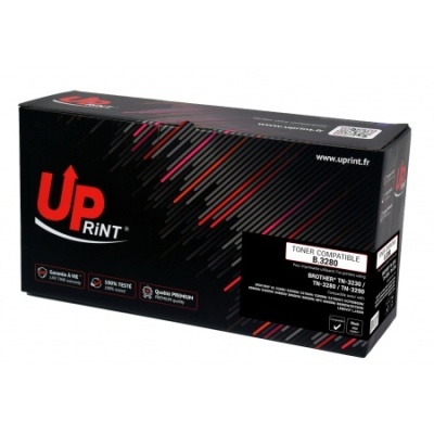 Caixa de toner compatível UpRint modelo B-3280 preto e vermelho