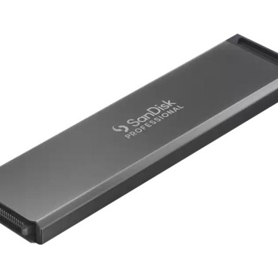 Dispositivo SSD portátil cinza escuro SanDisk Professional