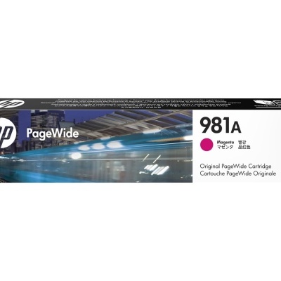 Caixa de tinta HP PageWide 981A magenta