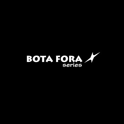 Logo BOTA FORA series em fundo preto