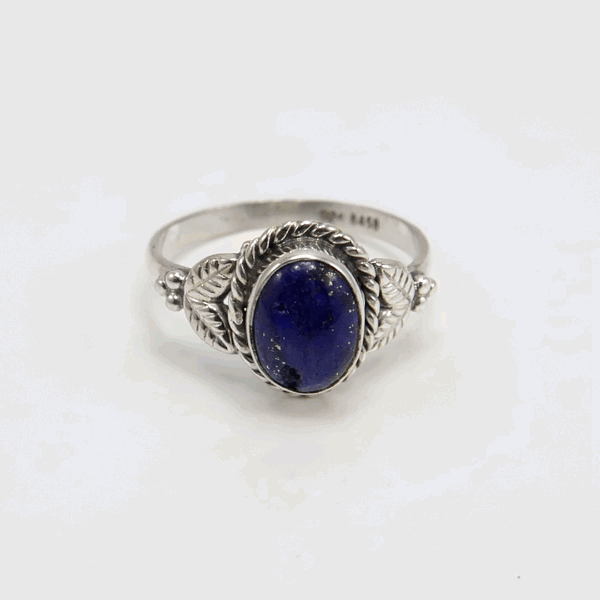Anel em Prata com Lapislazúli Anel em Prata com Lapislazúli