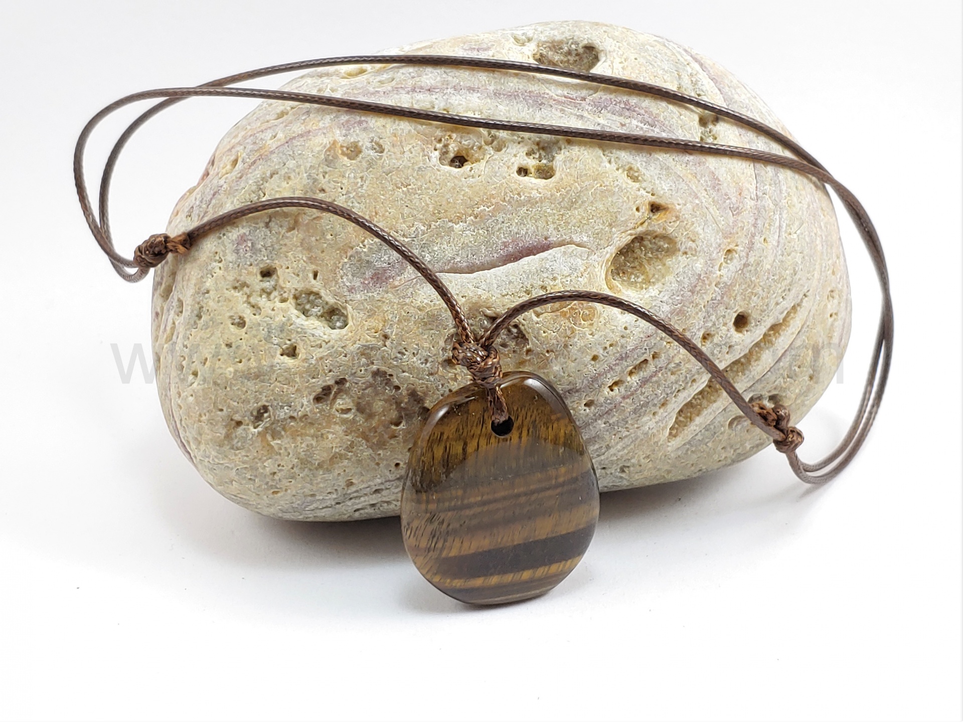 Colar com Olho-de-tigre (signo Gémeos) Colar com Olho-de-tigre (signo Gémeos)