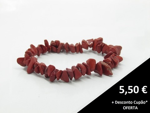 Pulseira CHIP Jaspe Vermelho Pulseira CHIP Jaspe Vermelho