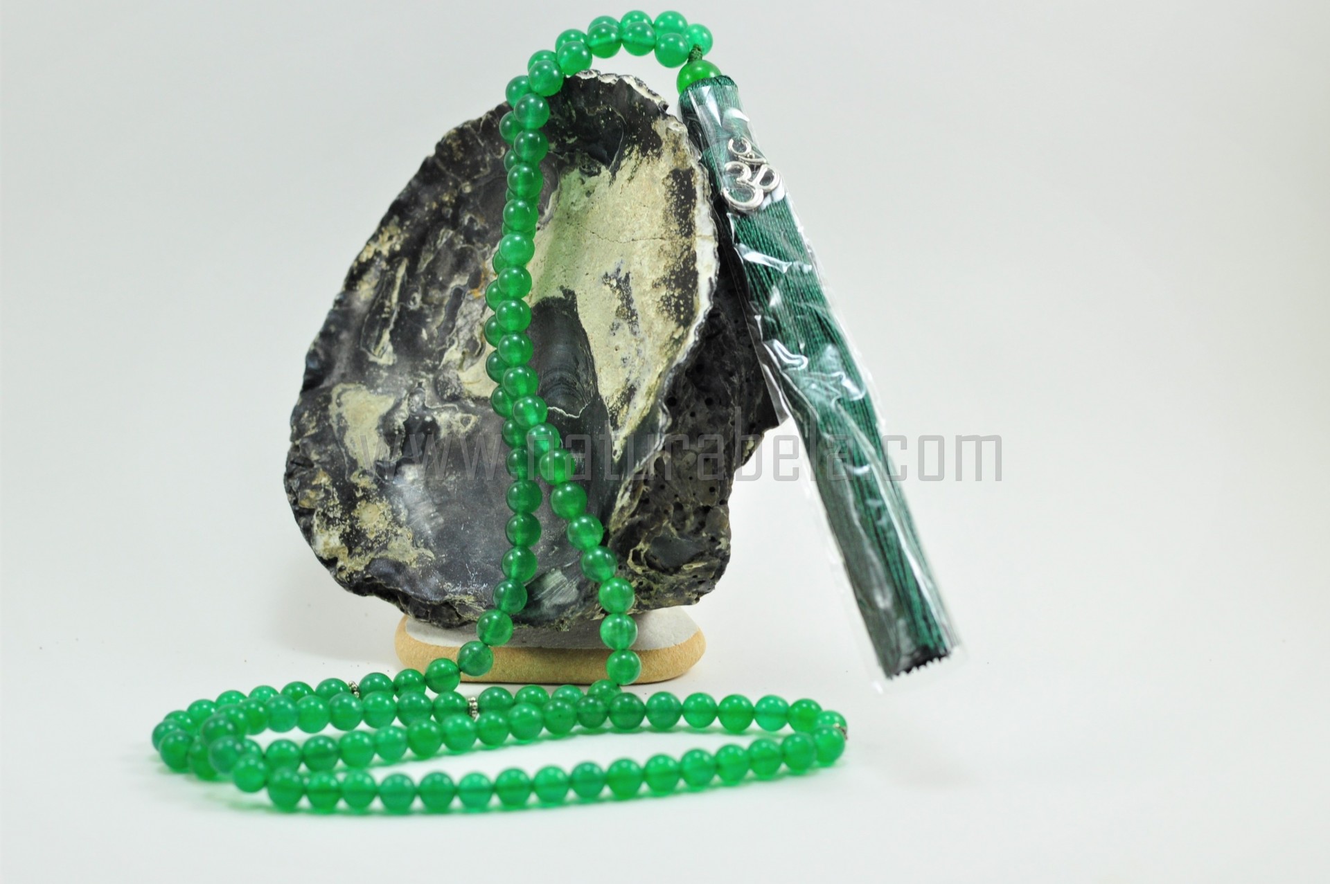 JAPAMALA de Jade Verde 6mm JAPAMALA de Jade Verde 6mm