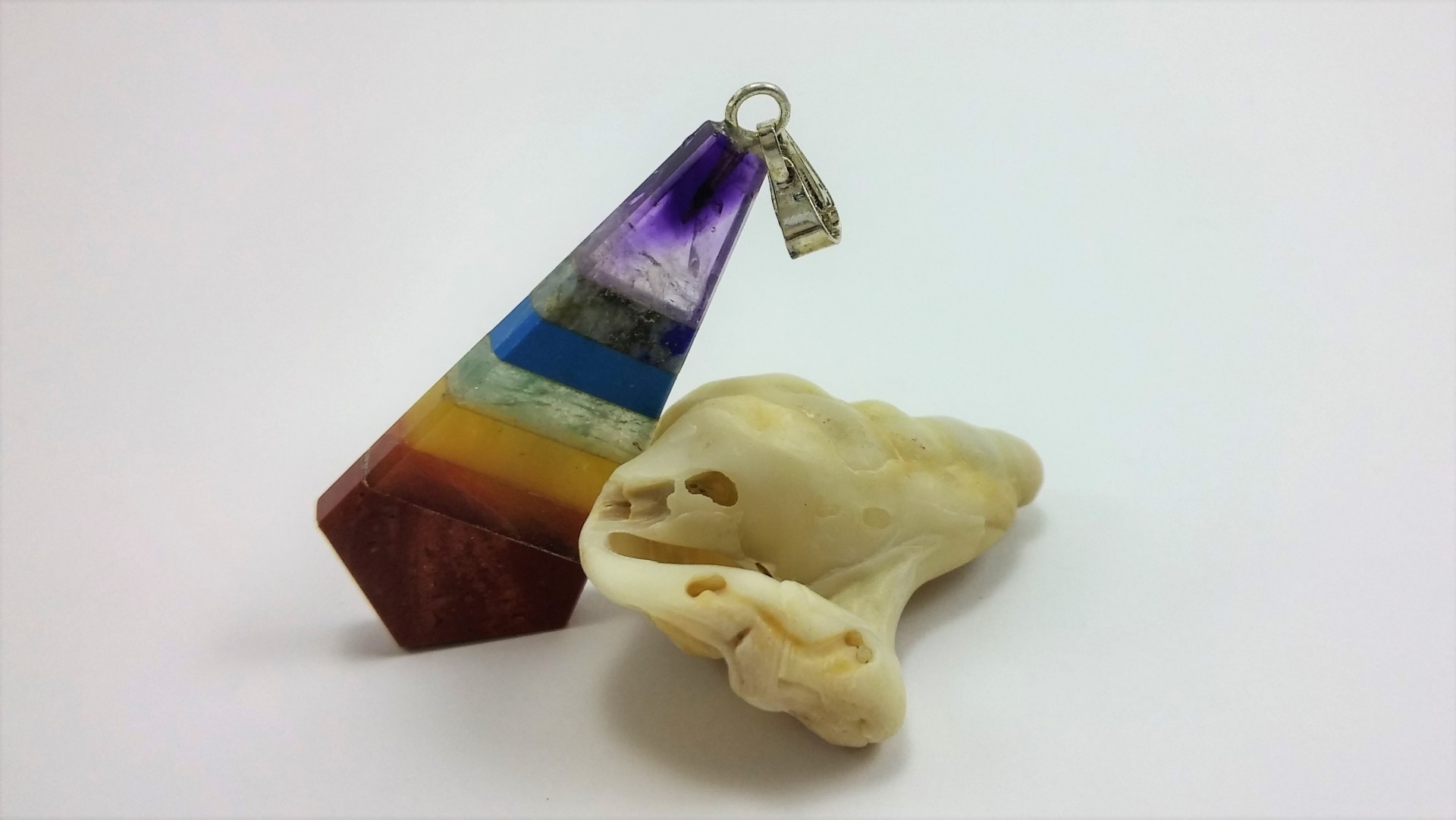 Pendente 7 Chakras Plano Pendente 7 Chakras Plano