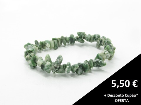Pulseira CHIP Ágata Musgo Pulseira CHIP Ágata Musgo