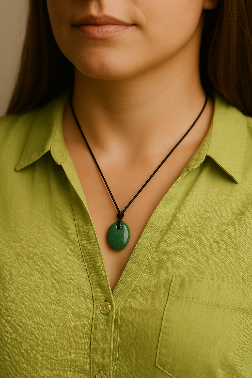 Pendente Pedra de Aventurina Verde – Signo Caranguejo Pendente Pedra de Aventurina Verde – Signo Caranguejo