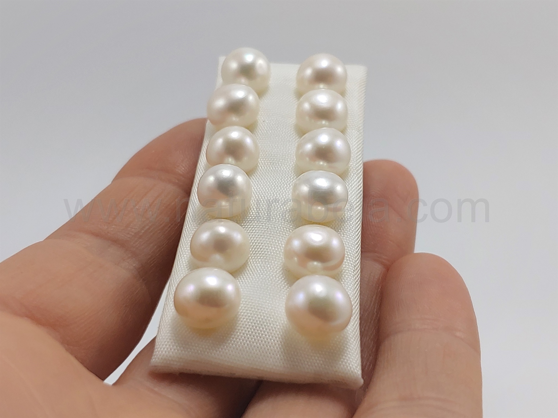 Brincos em Prata de Pérolas de Água Doce Brincos em Prata de Pérolas de Água Doce