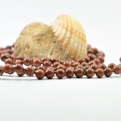 Colar pedra sol/ouro