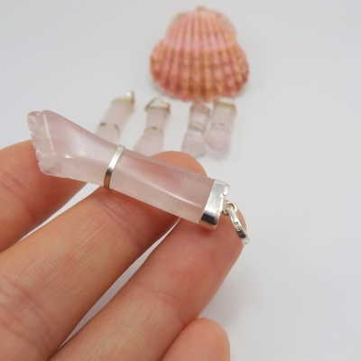 Figa Quartzo Rosa Prata 925