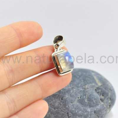 Pendente em Prata Pedra da Lua Extra