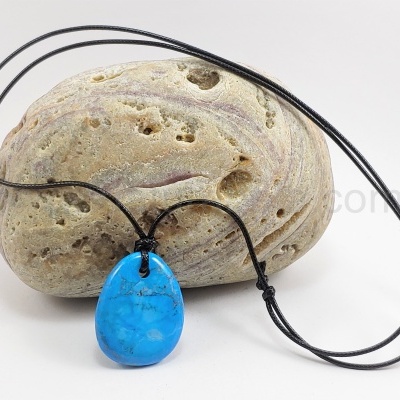 Colar com Turquenita (signo Aquário)