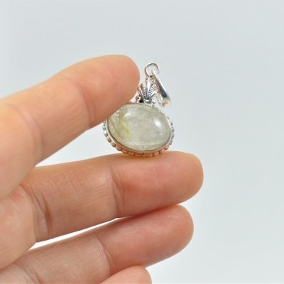 Pendente em prata com Quartzo Rutilado Pendente em prata com Quartzo Rutilado