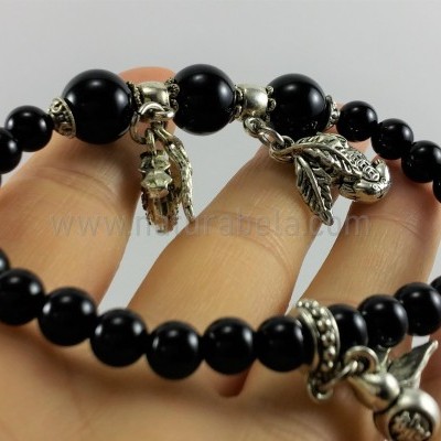 Pulseiras Onix e Jaspe Paisagem Pulseiras Onix e Jaspe Paisagem
